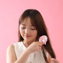 Miniso Sanrio Characters My Melody 3D Cartoon Cute Massage Airbag Comb Anti-Static Smooth Hair Air Cushion Combs - Pink - View 3