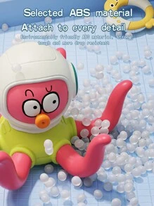 Set de juguetes nuevos de diversión adecuados para niños pequeños para usar en el baño, que incluye un juguete de agua de sonajero en forma de bebé de un pulpo de un solo anillo - conjunto de juguetes - Ver 7