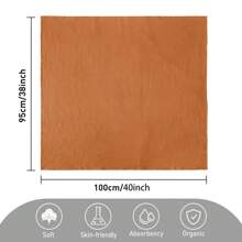 Chăn quấn bằng vải muslin cho trẻ sơ sinh, 3 gói chăn mềm mại thoáng khí, quần áo ợ hơi quấn tã cỡ lớn 38 x 40 inch, đồ dùng tắm cho trẻ sơ sinh thiết yếu, quà tặng cho trẻ mới biết đi tình yêu Valentine - trái cam - Xem 8