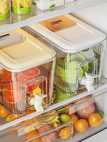 1 件大容量冷水壶带水龙头、果茶和冷饮分配器，适合家庭和户外使用