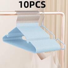 10/20/40/60/100pcs Anti-Slip Coated Clothes Hangers, Luxury Velvet Hangers In Warm Color Tones, Home Use