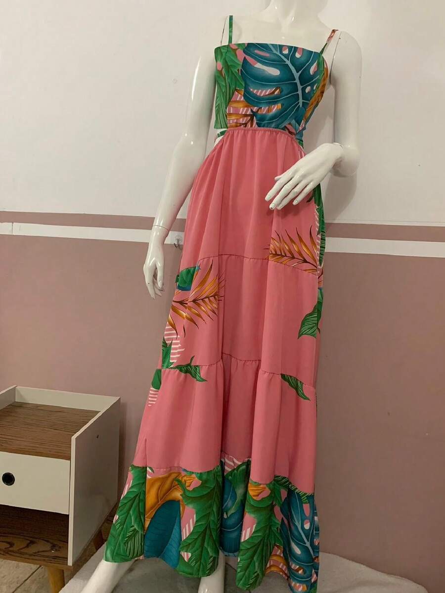 Women Maxi Dresses - 粉色 - 查看 1