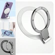 Adjustable Anime Sparkle Phone Ring: 360° Rotatable Iron Kickstand, Glitter Design, Wireless Charge Compatible - Multicolor - View 1