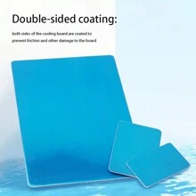 1 pieza Placa de refrigeración de aluminio para mascotas en verano, placa de refrigeración para conejos, hámsteres pequeños, gatos dragones, placa de hielo para disipar el calor, productos de refrigeración de verano para mascotas pequeñas