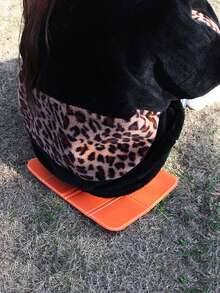 1pc Random Color Waterproof Outdoor Folding Seat Cushion Mat, Camping Anti-Moisture Foam Pad - Multicolor - View 5