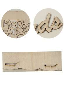 1 Set Wood Wedding Card Box With Lock And Cards Sign, Card Box For Wedding, Rustic Wedding Box For Cards And Money, Wedding Gift Box For Reception, Anniversary, Bridal Shower, Party - Khaki - View 6