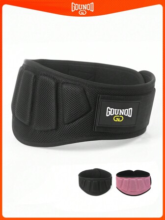 GOUNOD 1-delat tyngdlyftningsbälte - Premium tyngdlyftningsbälte för fitness, tyngdlyftning och lyftidrottare - Lyftstöd för män och kvinnor - Marklyftsträningsbälte.