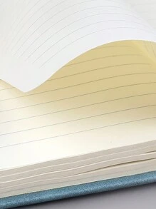 Caderneta de Bolso Pautada Mini A7 com Suporte para Caneta, 100 Folhas/200 Páginas, Tamanho 3,15*4,33 polegadas, Caderno, Caderneta de Trabalho, Caderno, Diário, Bloco de Anotações - Multicolorido - Visão 7