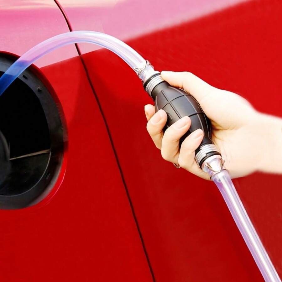 Pompe à Siphon Manuelle Vaorwne - Transfert De Carburant Et Liquides Jusqu'à 6,5L/min - Idéale Pour Kérosène, Eau, Machines