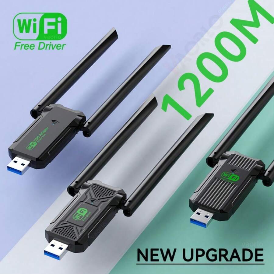 KZ 1200Mbps WiFi USB Adapter Dual Band 2.4G+5Ghz Wi-Fi Dongle Receiver USB3.0 High-Speed 802.11AC Wireless Network Card Driver Free