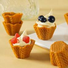 1/4 件硅胶冰淇淋形蜡烛模具，DIY 手工蜡烛制作用品，蜡熔体，肥皂，树脂工艺装饰 - 白色 - 查看 7