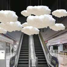 1pc Wedding Decorations, Clouds, Scenes, Stage Decorations, Props, Clouds, Window Displays, Simulated White Clouds, Hanging Decorations, Room Charms,Home Decor ,Room Decor,Wall Decor Gifts Birthday Graduation - White - View 7