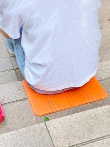 1pc Random Color Waterproof Outdoor Folding Seat Cushion Mat, Camping Anti-Moisture Foam Pad - Multicolor - View 6