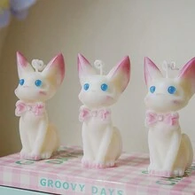 1 nến sáp thơm hình mèo/chó tiên dễ thương, nến thơm, máy khuếch tán hương thơm xung quanh nến trang trí thủ công, trang trí phòng, quà tặng - Nhiều màu - Xem 2