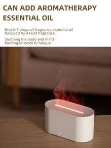 1 pièce Humidificateur à flamme colorée, diffuseur d'arômes, humidificateur à brouillard froid, humidificateur à ultrasons avec lumière à flamme LED, convient pour la maison, le bureau, la chambre à coucher, cadeau parfait