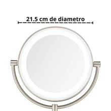 ESPEJO CONAIR MAQUILLAJE REDONDO C/LUZ 10X - Tipo de Enchufe A USA (110-127V) - Ver 4