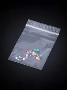 10pcs Acrylic Ball Eyebrow Piercing Curved Barbell Banana Ring Lip Snug Daith Helix Rook Earring Cartilage Tragus Jewelry