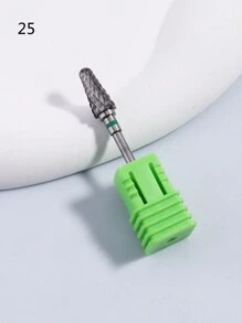1pc Tungsten Steel Nail Drill Bit For Grinding Removing Gel Polish, Acrylics And Cuticle Accessories Pedicure Burr Tools