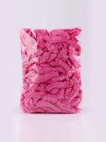 50 件/100 件一次性防水浴帽，浴室弹性浴帽。防止头发沾染油烟、水、灰尘、浴帽、发帽