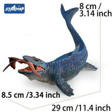 [Tem certificado infantil] Brinquedo modelo de dinossauro realista, estatueta de animal selvagem, brinquedo sensorial e presente de festa, adequado para decoração de quarto de crianças ou meninas e meninos