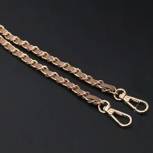 1入PU皮革鍊帶，用於皮革手提袋鍊帶、背包、手機殼、肩帶、對角線帶，金屬鍊帶用於袋子鍊帶配件替換。時尚多功能斜跨肩帶DIY女式手提袋零件配件，優雅簡約風格，適用於日常使用。 - 彩色 - 查看 19