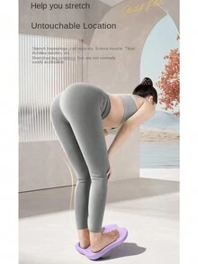 1 pieza Prensa de piernas Equipo de fitness, Máquina ejercitadora de muslos, Tabla de estiramiento de yoga, Tabla de elasticidad, Tablero de pie plegable ajustable, Para ejercicio y entrenamiento, Estiramiento de pantorrillas, Tabla de yoga para adelgazamiento, Tabla de estiramiento inclinada - Multicolor - Ver 6