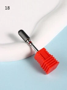 1pc Tungsten Steel Nail Drill Bit For Grinding Removing Gel Polish, Acrylics And Cuticle Accessories Pedicure Burr Tools