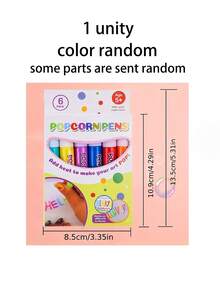 Creative 3D Three-Dimensional Bubble Pen DIY Hand Pen Art Painting Popcorn Pen 1pc - Multicolor - View 6