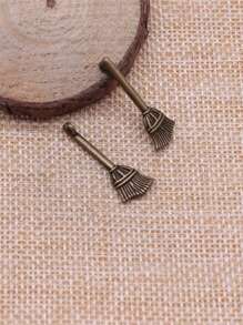 20 件 27x10 毫米吊坠扫帚巫师扫帚饰品吊坠适用于珠宝制作魔术师扫帚吊坠 - 掃把 - 查看 4