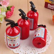 4pcs Creative Fire Extinguisher Shaped Pencil Sharpener, Ideal For Study Rewards And Birthday Gifts, Children's Day And Back-To-School Gifts
