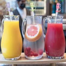 1pc/6pcs Straw Covers For  Cups 40Oz - Reusable, Dustproof Toppers For 10Mm Straws - Perfect For Parties & Back To School Supplies - Multicolor - View 7