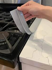 1/2pcs Premium Soft Silicone High-Temperature Resistant Gap Strip - Waterproof, Oil And Dirt Repellent, Easy Clean, Countertop Perfect, Soft Sealing Solution For Kitchen Gaps