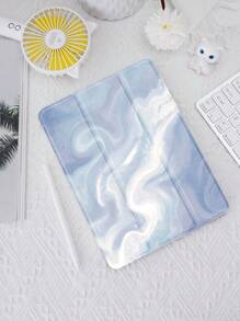 水波纹保护壳兼容 iPad 10.2 英寸 2021/2020 iPad 第 9/8 代，兼容三星 Galaxy Tab A8 10.5 英寸 2022、华为 Matepad 10.4/ Tab/小米保护套，带笔架，支持自动睡眠/唤醒盖 - 彩色 - 查看 4