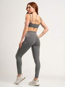 Women Sports Sets - Xám - Xem 2