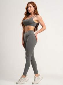 Women Sports Sets - Xám - Xem 3