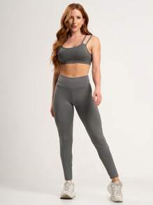 Women Sports Sets - Xám - Xem 1