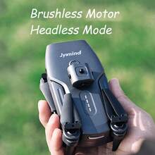 JY08 Foldable Aerial Drone Aircraft,Smart Follow,With 360°Obstacle Avoidance,Stunt Flipping Flight,One Key Take Off/Landing,Multi-Point Route Planning Flight, Fixed-Point Surround, Smart Hover,Outdoor/Indoor Optical Flow Mode,One Camera Switching,Headless Mode,Suitable For Beginner Remote Control Gifts Or Birthday Gifts - Grey - View 4