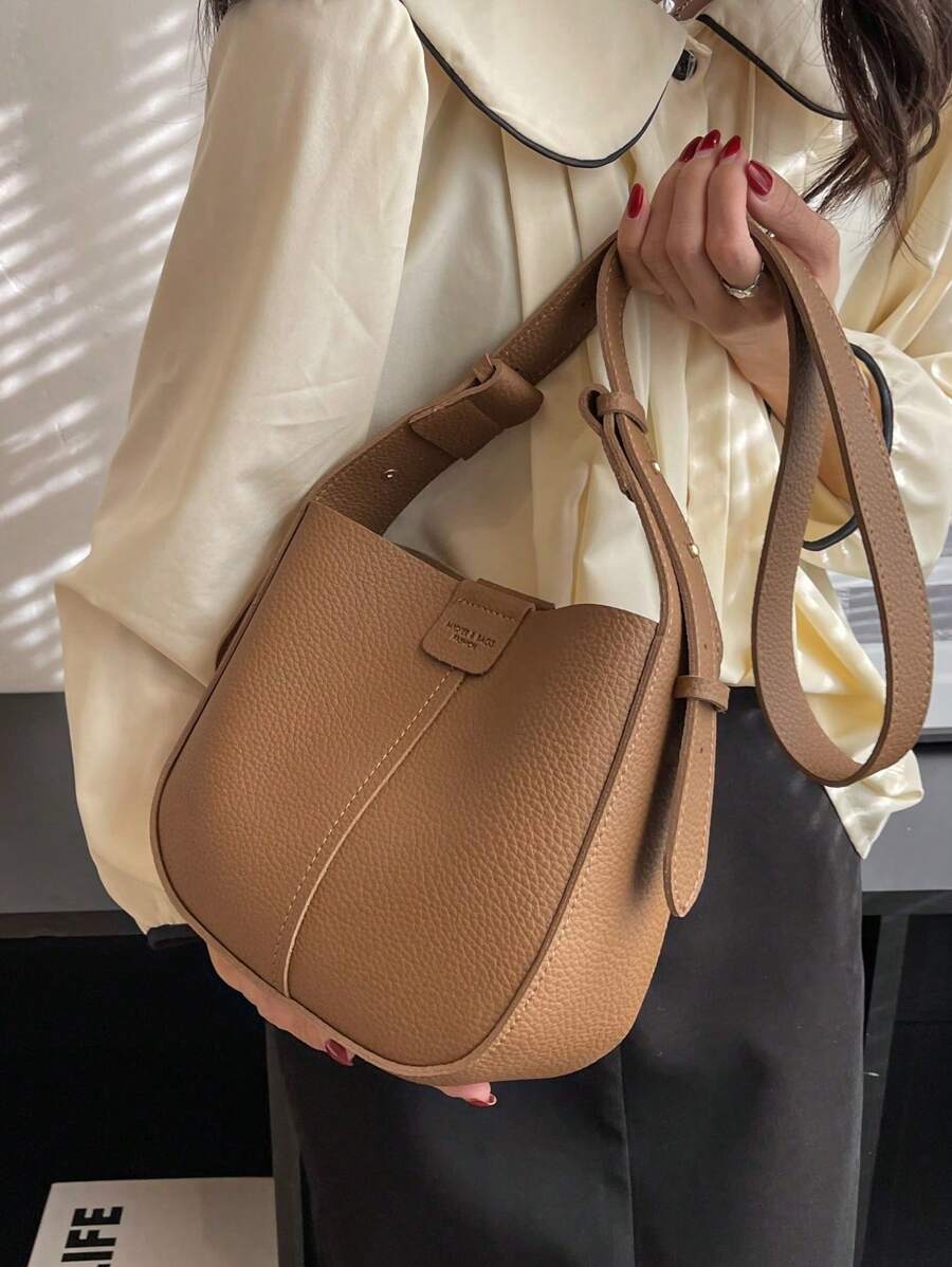 拼布可变式斜挎包，带内袋，时尚单肩包