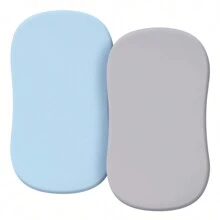 超柔软可拉伸定型婴儿床垫套，2 件装，通用，适用于婴儿床和摇篮，亲肤 - 彩色 - 查看 17