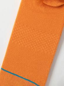 1 双男士袜子黄色袜子长筒袜休闲中筒袜、趣味袜子、女士袜子冬季袜子厚袜子纯色时尚袜子、送给男朋友的礼物 - 芥末黃 - 查看 5