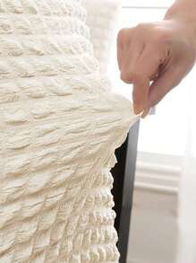 1PC,4pcs, Seersucker Chair Cover, Soft, Elegant, Dustproof, High Elastic Chair Cover, Suitable For Restaurants, Living Rooms, Hotels And Other Decorative Supplies Can Be Used Repeatedly, Multi-Color Choice