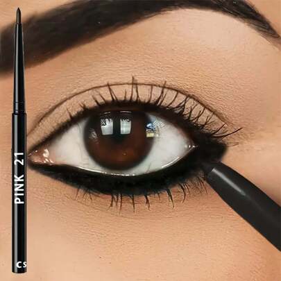 Waterproof & Sweat-Proof Black Eyeliner Pencil - Long-LastingSmudge-Proof For Bold Eye Makeup -Perfect Gift Ldea