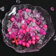 50g Forma de corazón Y2K Resina DIY Cuentas Collar hecho a mano Pulsera Colgante con cuentas para Hacer joyería Cadena de teléfono Accesorios Día de San Valentín - Cuenta de resina - Ver 6