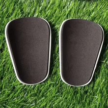 1 par de espinilleras de fútbol mini, rodilleras de tamaño pequeño, equipamiento de seguridad deportiva de fútbol
