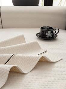 1 件时尚雪尼尔沙发垫套，柔软毛绒雪尼尔材质，奢华简约设计，防尘、防滑、防猫抓，适用于卧室、客厅、书房、1-4 人座沙发、L 型沙发，四季皆宜 - 米色 - 查看 9