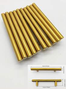 Tay nắm cửa tủ/tủ quần áo hình chữ T bằng thép không gỉ - màu đen - Xem 14