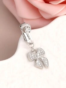 1 Piece Of Women's New Bow Belly Button Ring Without Perforation Belly Button Nail Belly Button Ring