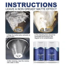 2X Mof Chef Cleaner Powder All Purpose Stain Remover Powerful For Kitchen Room - 1個 - 查看 4