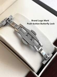 Pablo Raez 1 pieza Reloj blanco elegante para hombres de alta calidad, nueva marca de lujo. Caja de acero inoxidable chapada en plata IP, resistente al agua 50M. Calendario simple, pulsera de acero sólido macizo. Reloj de cuarzo de moda casual de nivel superior AAA para uso diario. Regalo para el Día del Padre, cumpleaños de amigos varones. - Negro - Ver 12