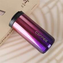 Tasse isotherme élégante et minimaliste, bouteille d'eau en acier inoxydable de haute qualité et pratique pour couple, cadeau, tasse d'eau pour sports d'été, pour l'extérieur, le camping - multicolore - Voir 13